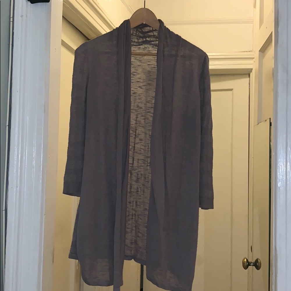 Gray lightweight Anthropologie cardigan - medium